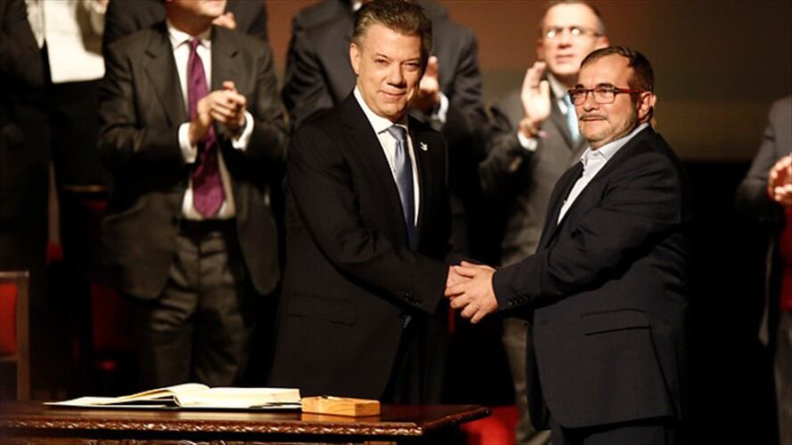 Santos se reúne con Timochenko y el Consejo Político de las Farc. Foto: Colprensa