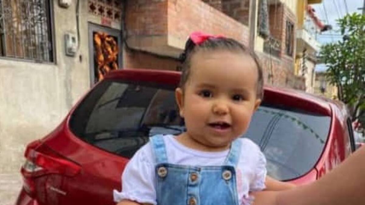 Alertan el rapto de una menor de dos años en Medellín
