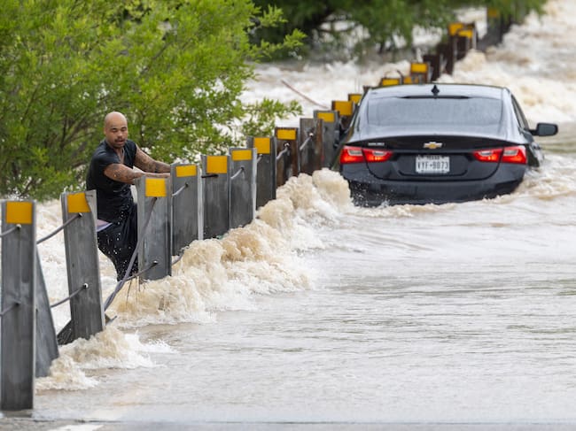 Inundaciones en San Antonio, Texas, el 15 de junio de 2026 (Cortesía: Andrew J. Whitaker/San Antonio Express-News via Getty Images)