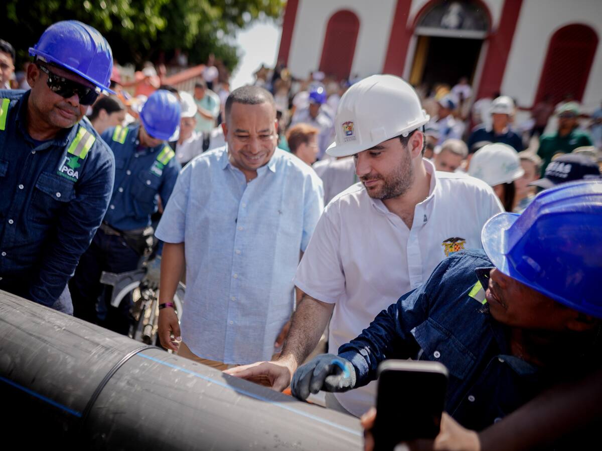 Comenzó construcción del nuevo acueducto para Santa Rosa de Lima y Villanueva, Bolívar