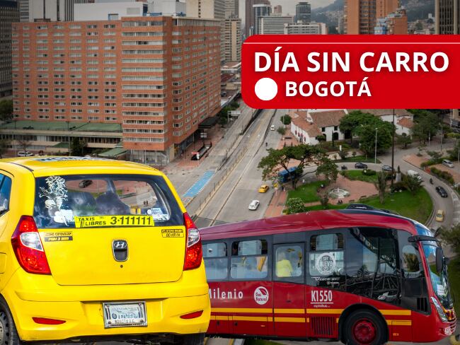 Día sin carro // Bogotá // Transmilenio // taxis // Getty Images