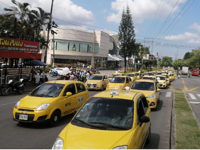Paro de taxis de Ibagué