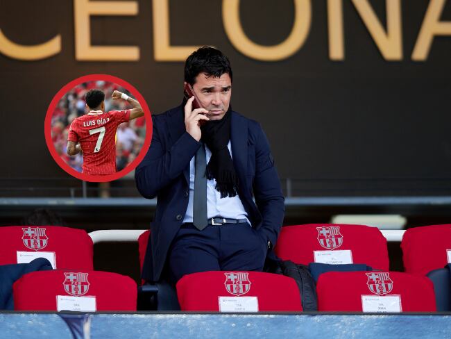 Deco dejó entrever que Luis Díaz sigue siendo una opción para el Barcelona / Getty images.