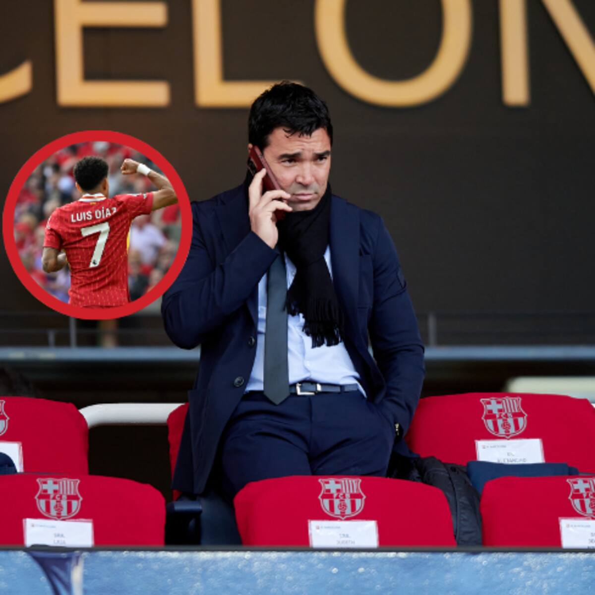 Deco no descarta fichaje de Luis Díaz por el Barcelona