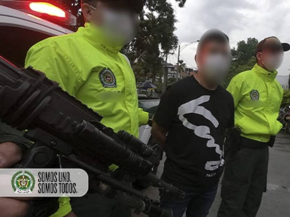 Cayó alias el “Indio”, uno de los más buscados en Envigado
