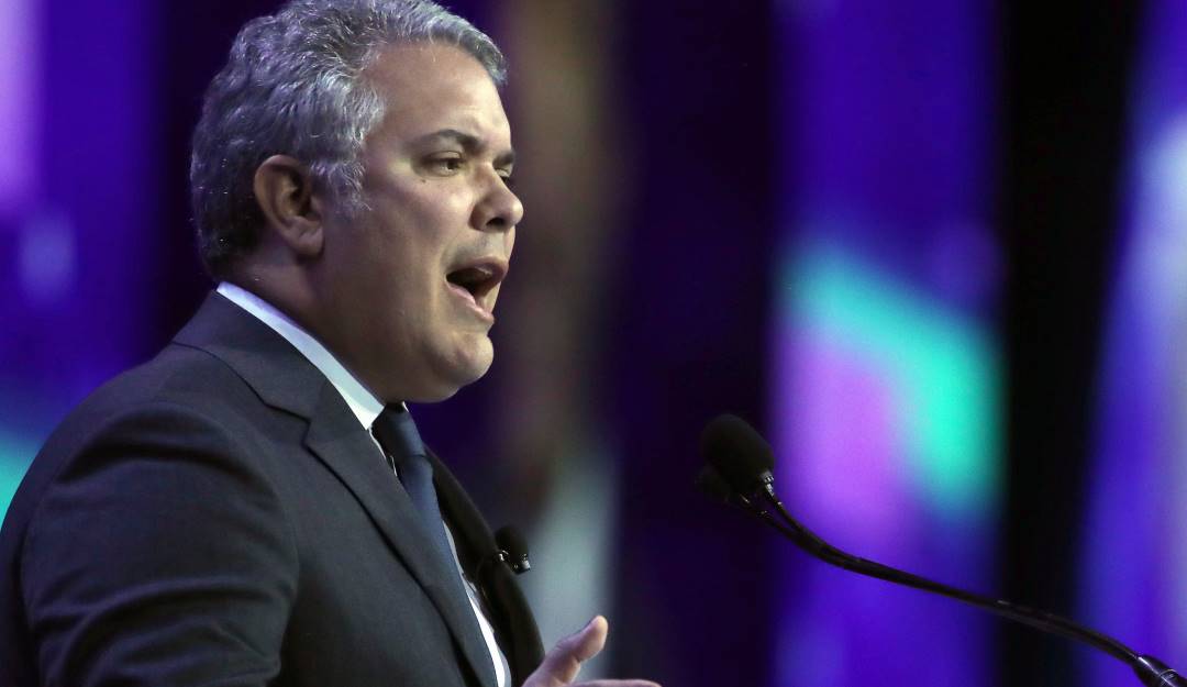 El presidente colombiano, Iván Duque.           Foto: Getty 