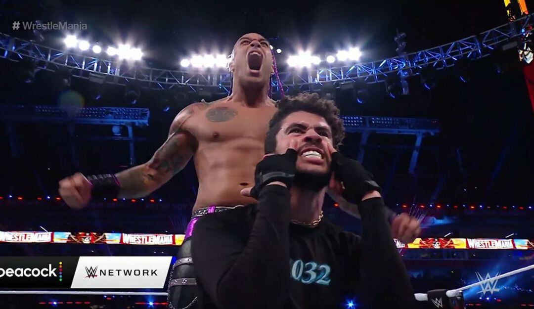 El cantante Bad Bunny fue protagonista del WrestleMania 37