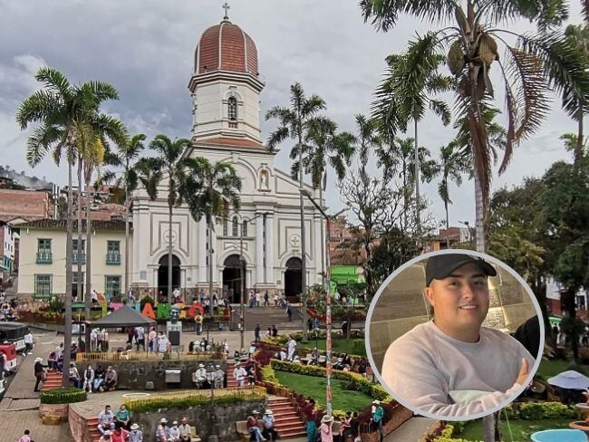 Joven fue  secuestrado y asesinado en Ituango. Fotos: Caracol Radio y Cortesía