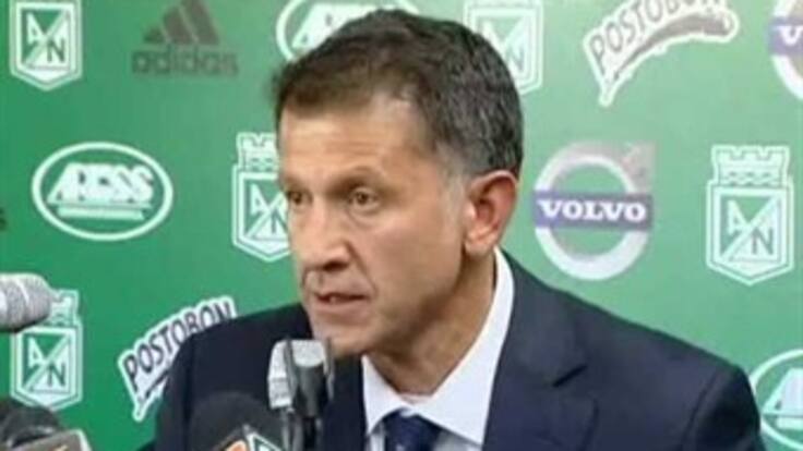 Juan Carlos Osorio, D.T Atlético Nacional "Convertimos un gol como lo hace Santa Fe"