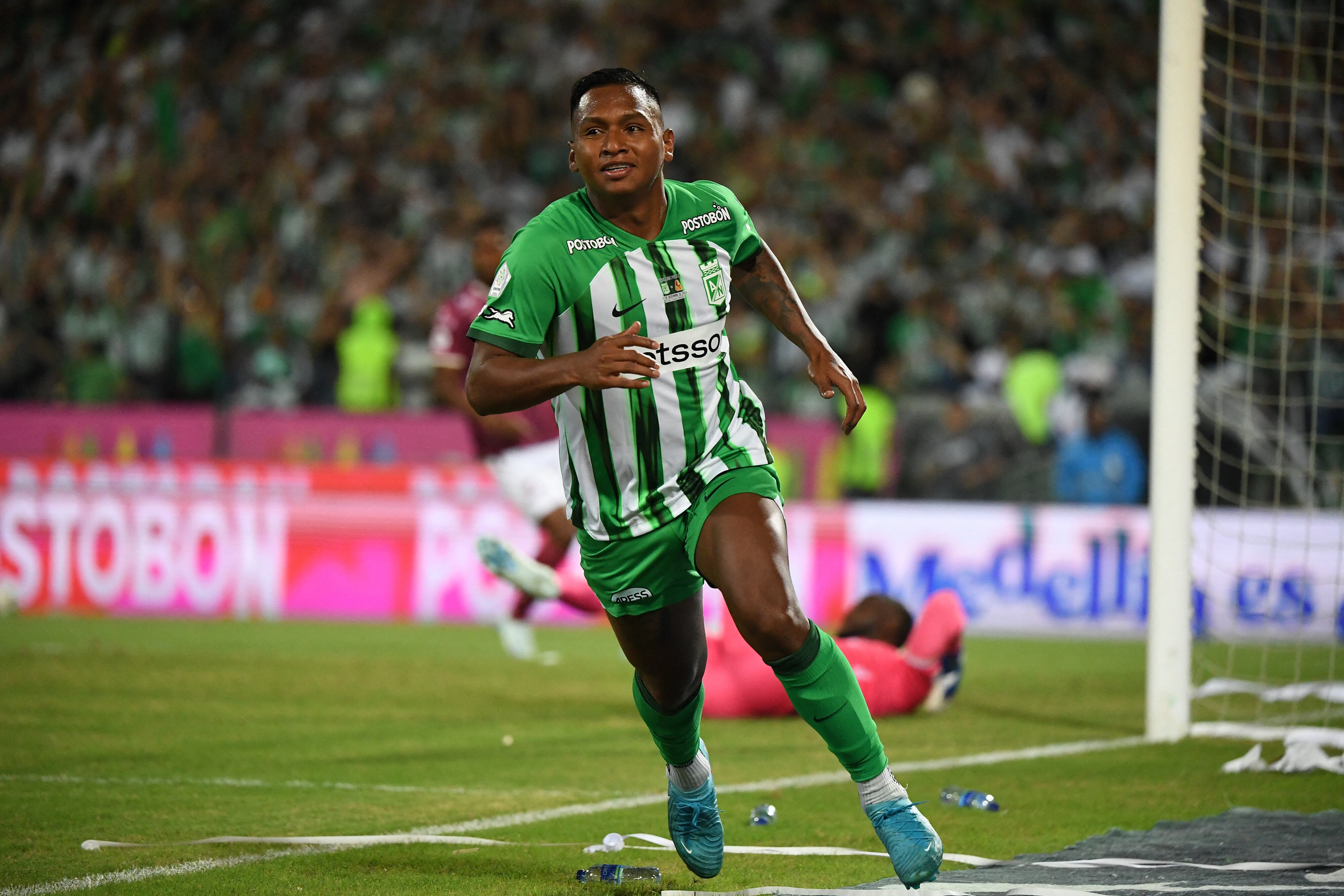 Alfredo Morelos (Photo by JAIME SALDARRIAGA/AFP via Getty Images)