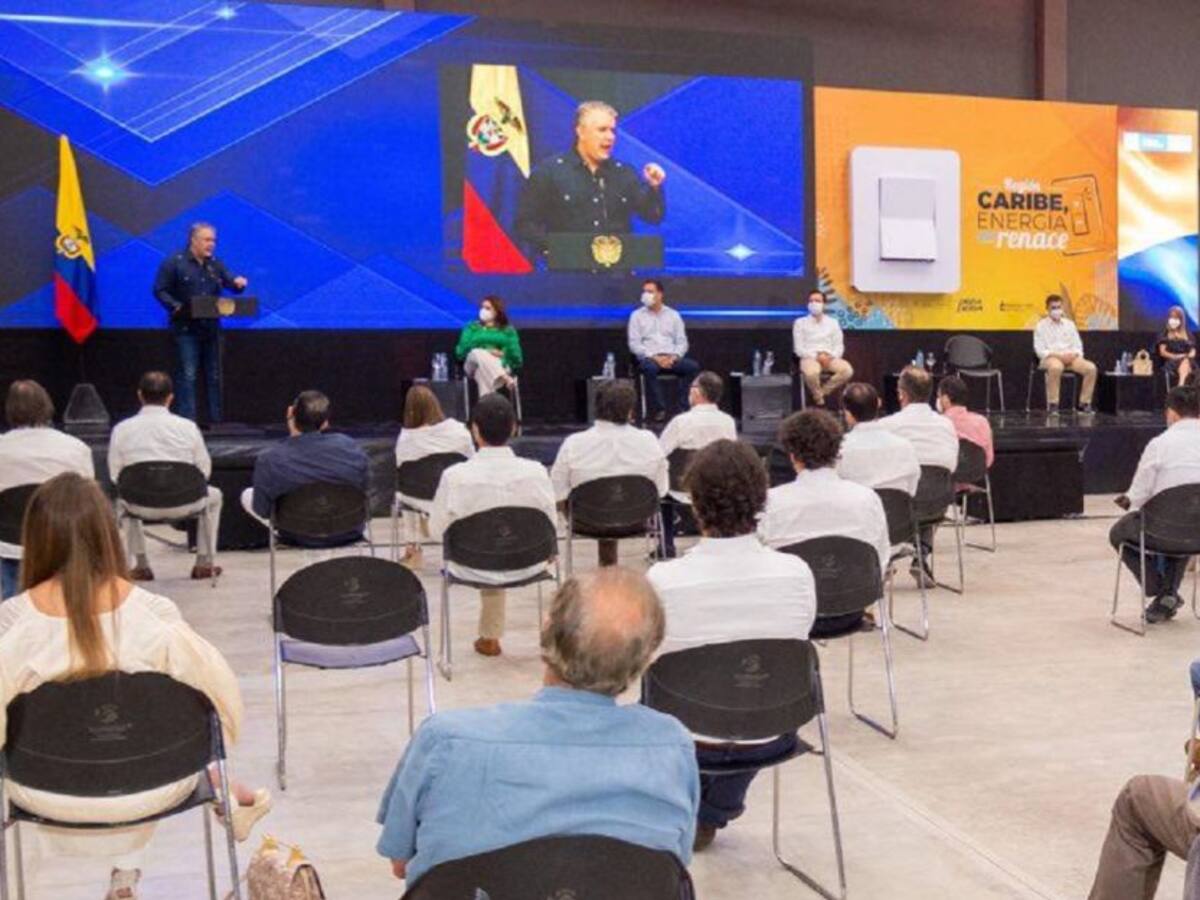 Duque: "hoy empieza la nueva historia de energía en la Costa"