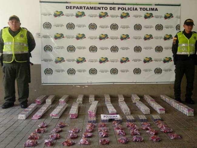 Intensifican controles a la venta de pólvora en Tolima