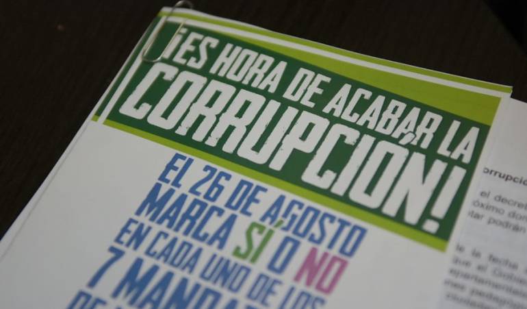 La Consulta Anticorrupción se vota este 26 de agosto.