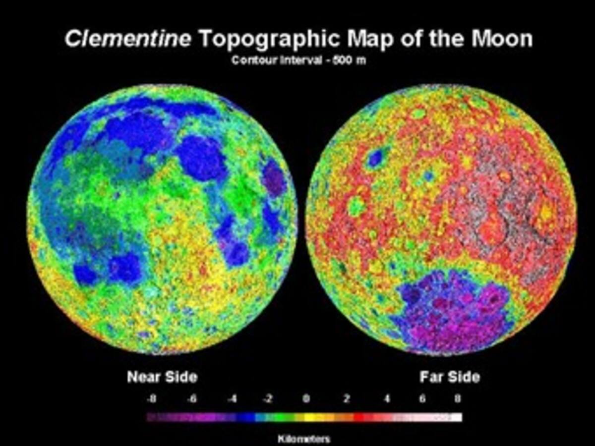 Nuevo mapa de la Luna indica que hay allí muy poca agua