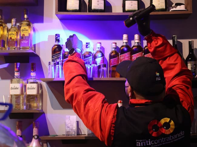 Dos locales sancionados y cerrados en medio de un operativo en Chapinero.(Foto: cortesía Secretaría de gobierno)