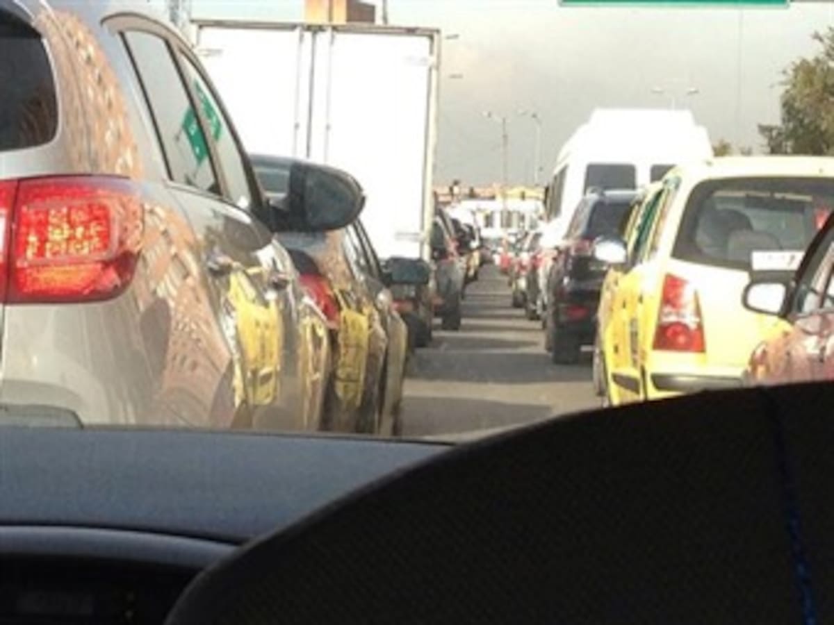 Trancones en el sur de Bogotá por obras de mantenimiento