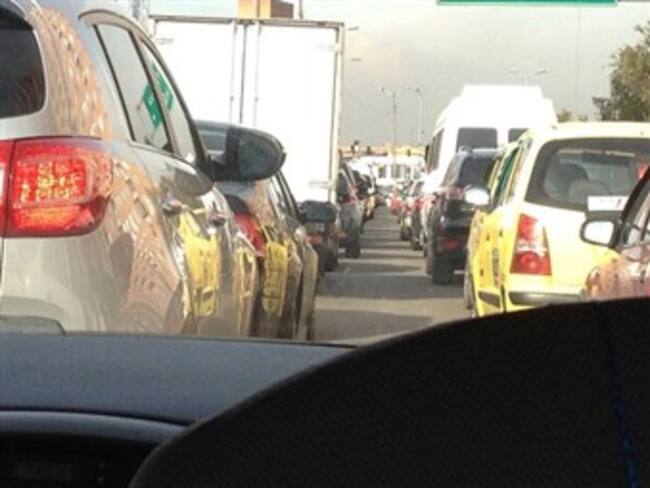 Trancones en el sur de Bogotá por obras de mantenimiento