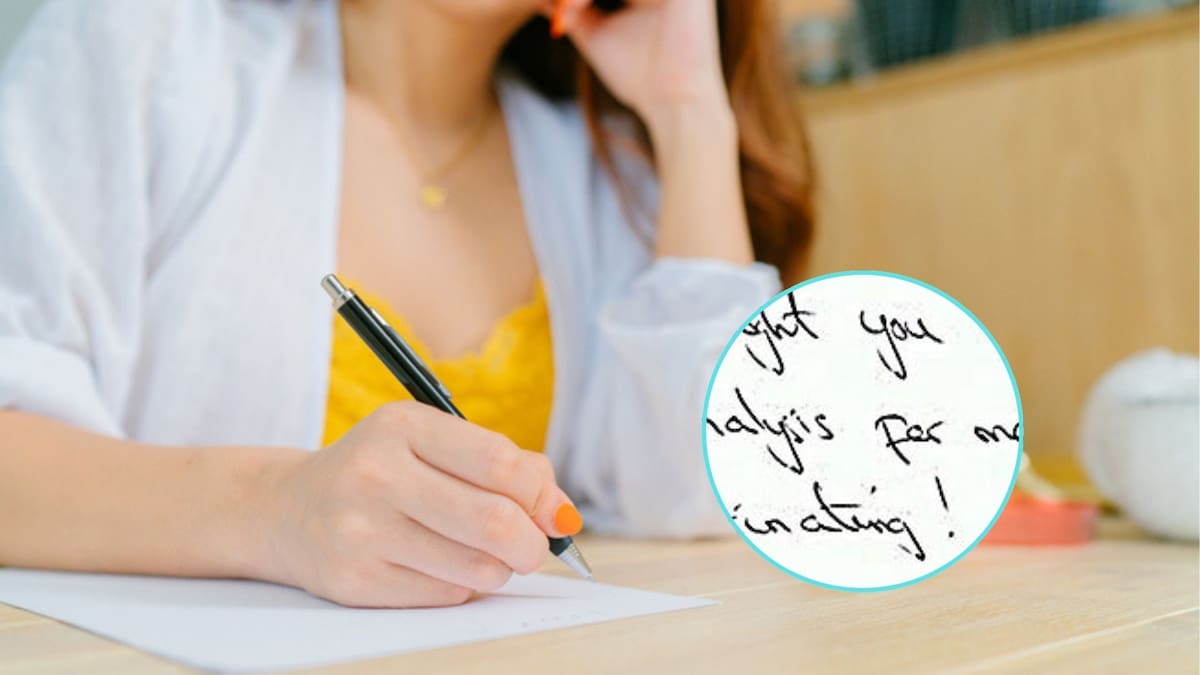 ¿Qué significa escribir con la letra inclinada hacia la izquierda? Esto dice la Grafología