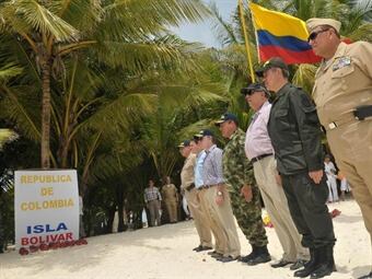 Este año, el presidente Santos celebró el Día de la Independencia en San Andrés. Foto: Presidencia