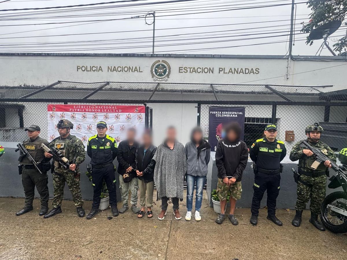 Capturan a cinco integrantes de las disidencias de las Farc de alias ‘Iván Mordisco’ en el Tolima