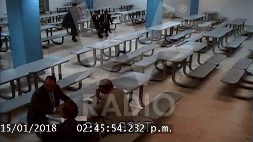 Así fue el ingreso ilegal a la Picota de Joaquín Pérez al pabellón de extraditables. Foto: La Wcon Julio Sánchez Cristo