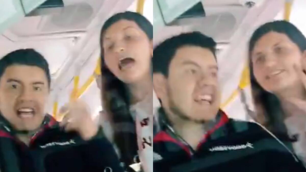 VIDEO | Conductor de SITP confrontó a una pareja de colados: “En el CAI los bajo, tranquilos”