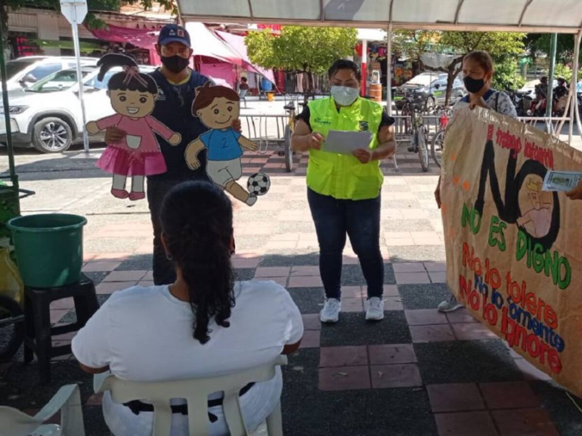 En Caldas han intervenido 12 casos de trabajo infantil