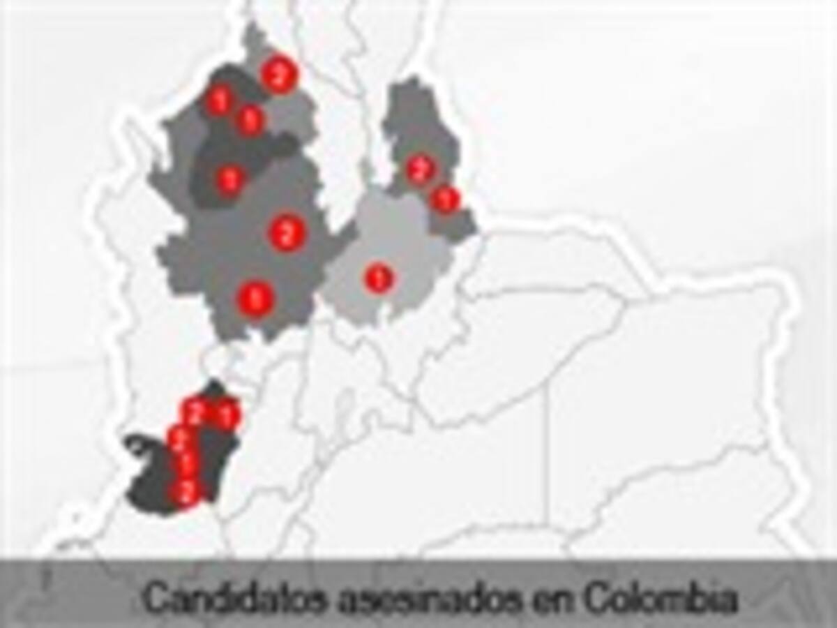Crímenes de candidatos están en la impunidad