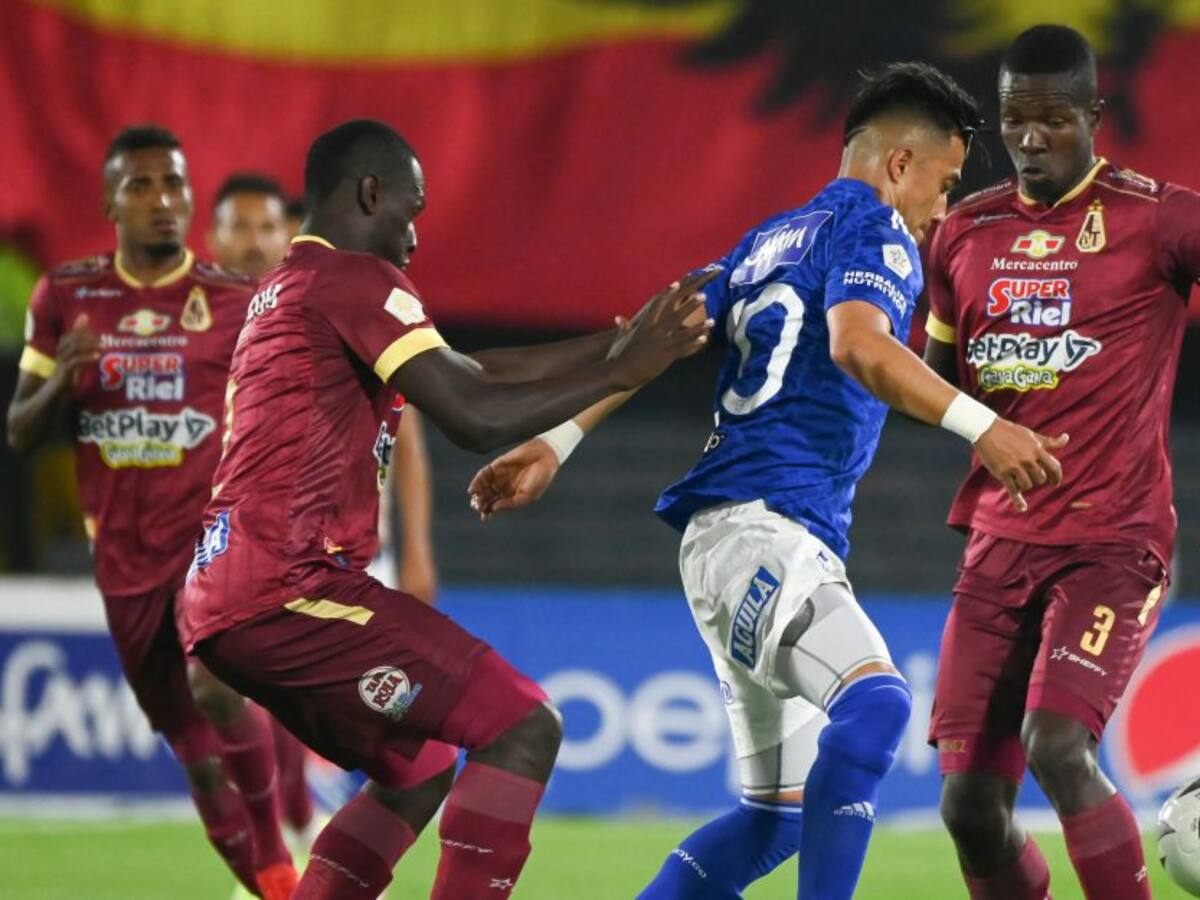 Millonarios dejó escapar una victoria clave ante Tolima en últimos minutos