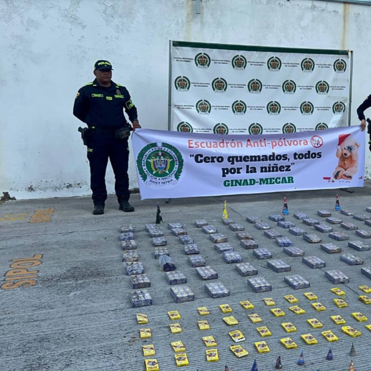 Incautación de media tonelada de pólvora en Cartagena