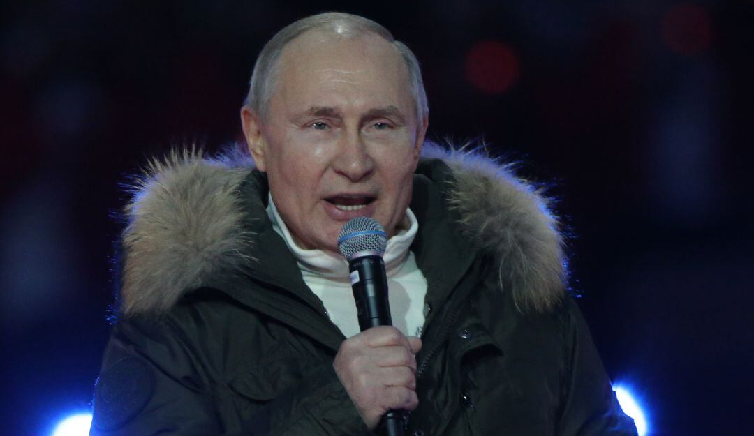 Vladimir Putin durante un evento en Rusia