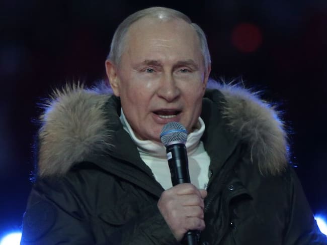 Vladimir Putin durante un evento en Rusia 