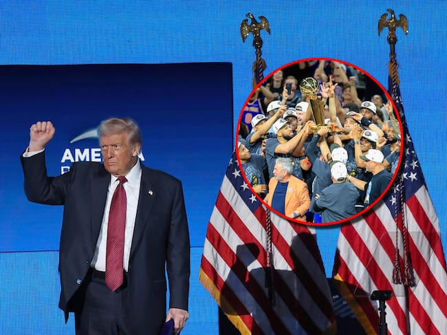 Donald Trump y New York Nicks. Foto: Getty Images.