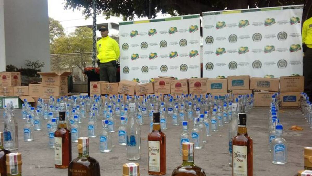 En plena Semana Santa incautan más de 2.000 botellas de licor en Boyacá