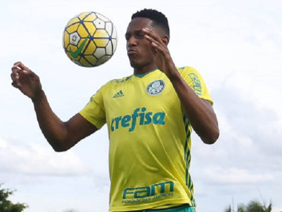 Palmeiras no plantea vender a Yerry Mina, por ahora