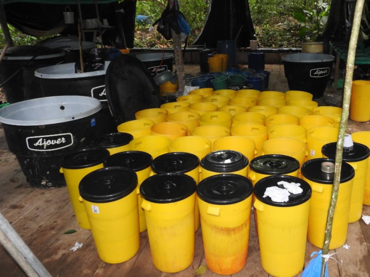 Laboratorio de coca en Puerto Boyacá fabricaba para el Cartel de Sinaloa