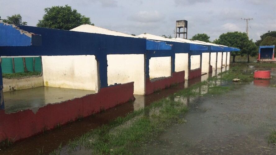 Obras de colegios de la Depresión Momposina están en riesgo por inundaciones. Foto: Alcaldía Hatillo de Loba