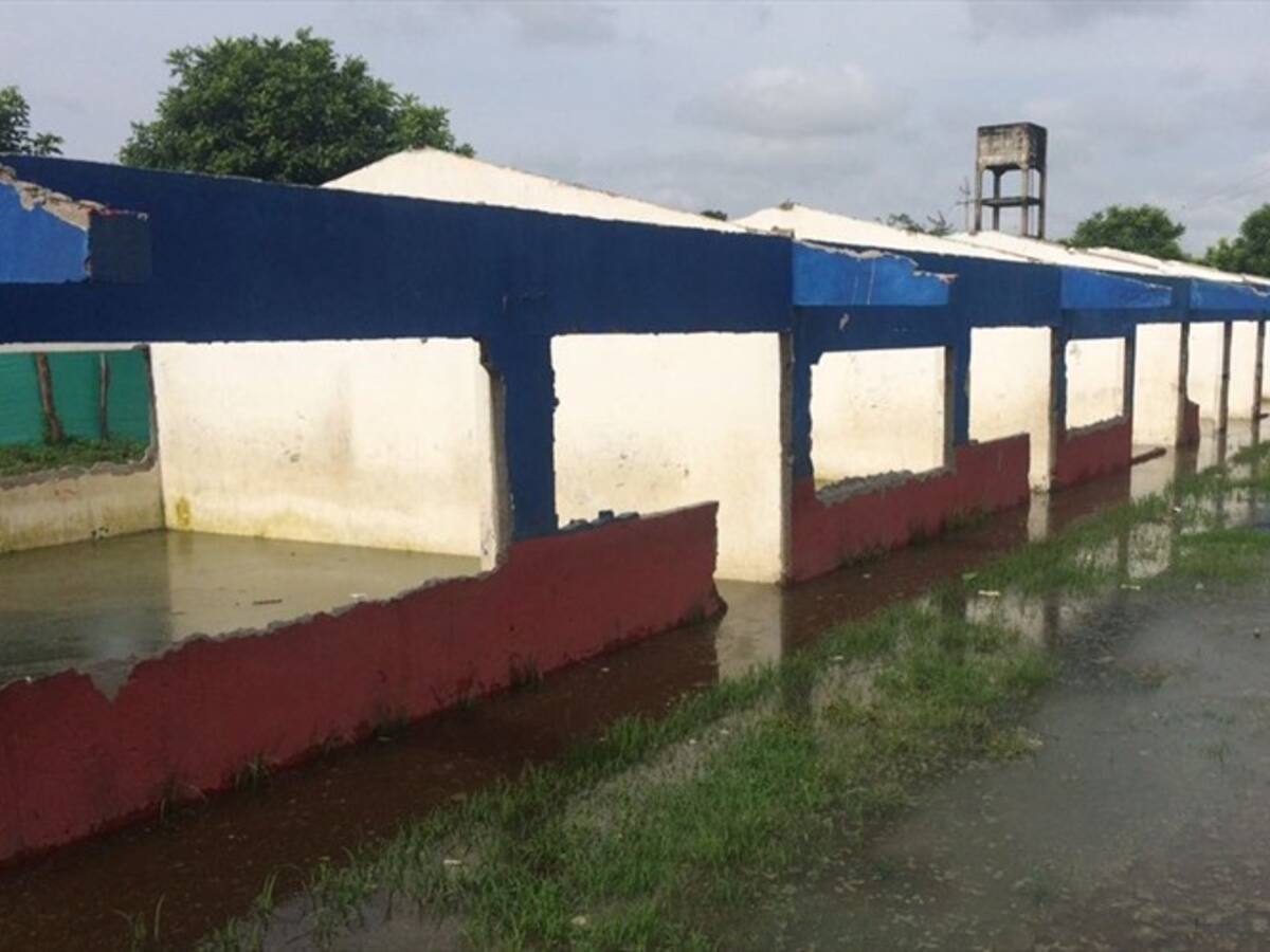 Bolívar: obras de colegios de la Depresión Momposina están en riesgo por inundaciones