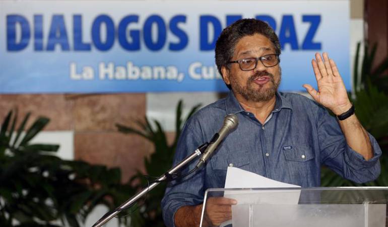 Iván Márquez, jefe del equipo negociador de las Fuerzas Armadas Revolucionarias de Colombia.