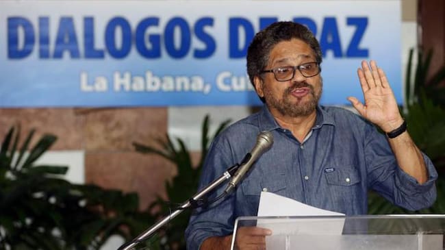 Iván Márquez, jefe del equipo negociador de las Fuerzas Armadas Revolucionarias de Colombia.