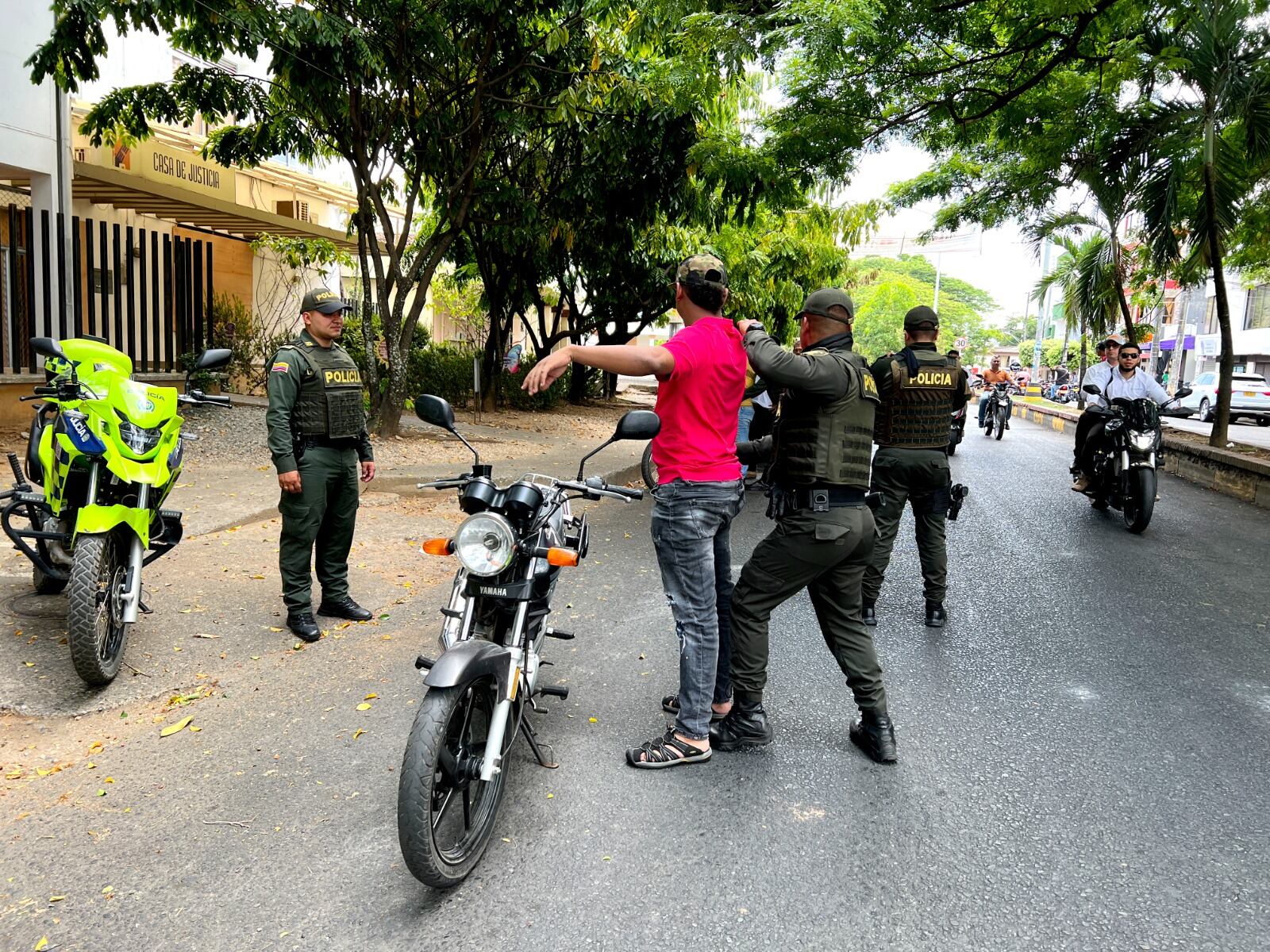Operativos de control de Policía Antioquia.