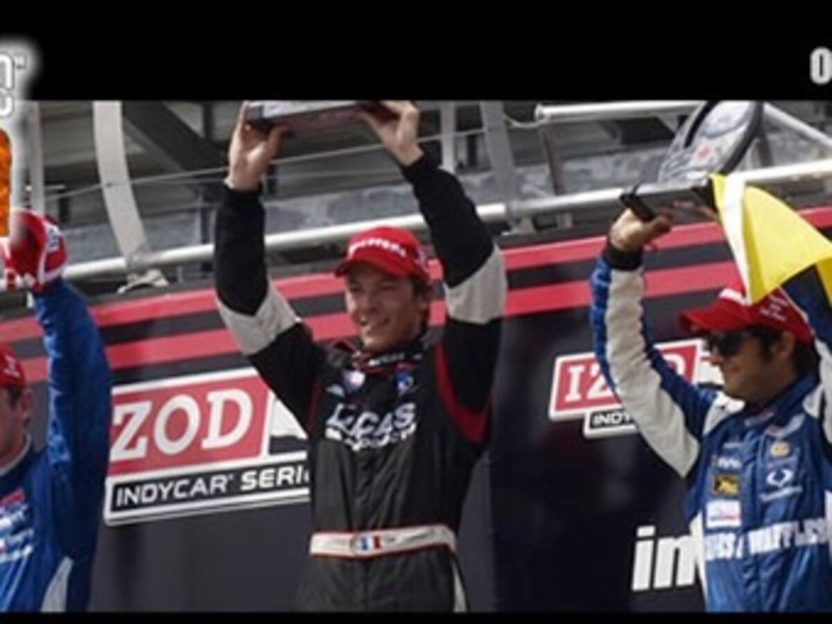 Gustavo Yacamán hace podio en la Indy Lights en Toronto
