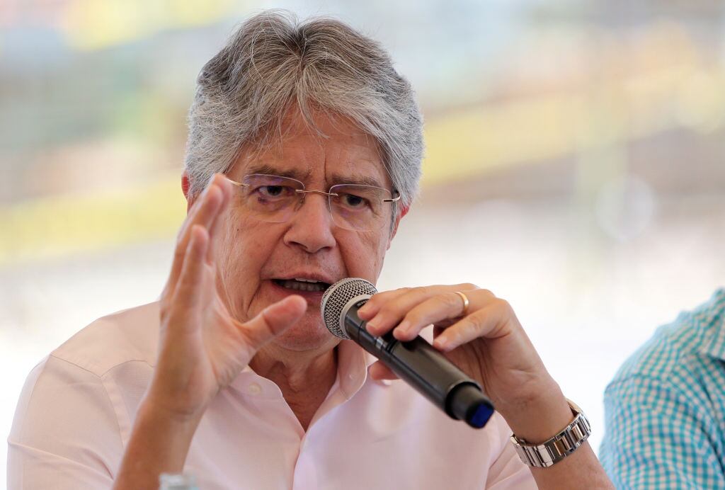 Presidente de Ecuador Guillermo Lasso. (Photo by Felipe Stanley/Agencia Press South/Getty Images)