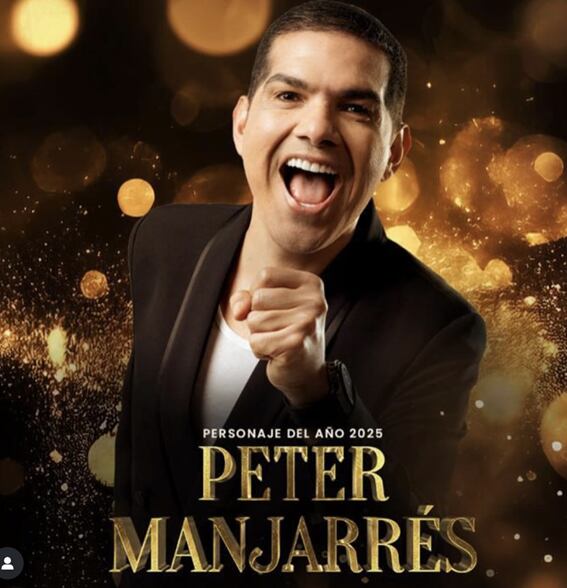 PETER MANJARRES CORTESIA INSTAGRAM UPAR AWARDS