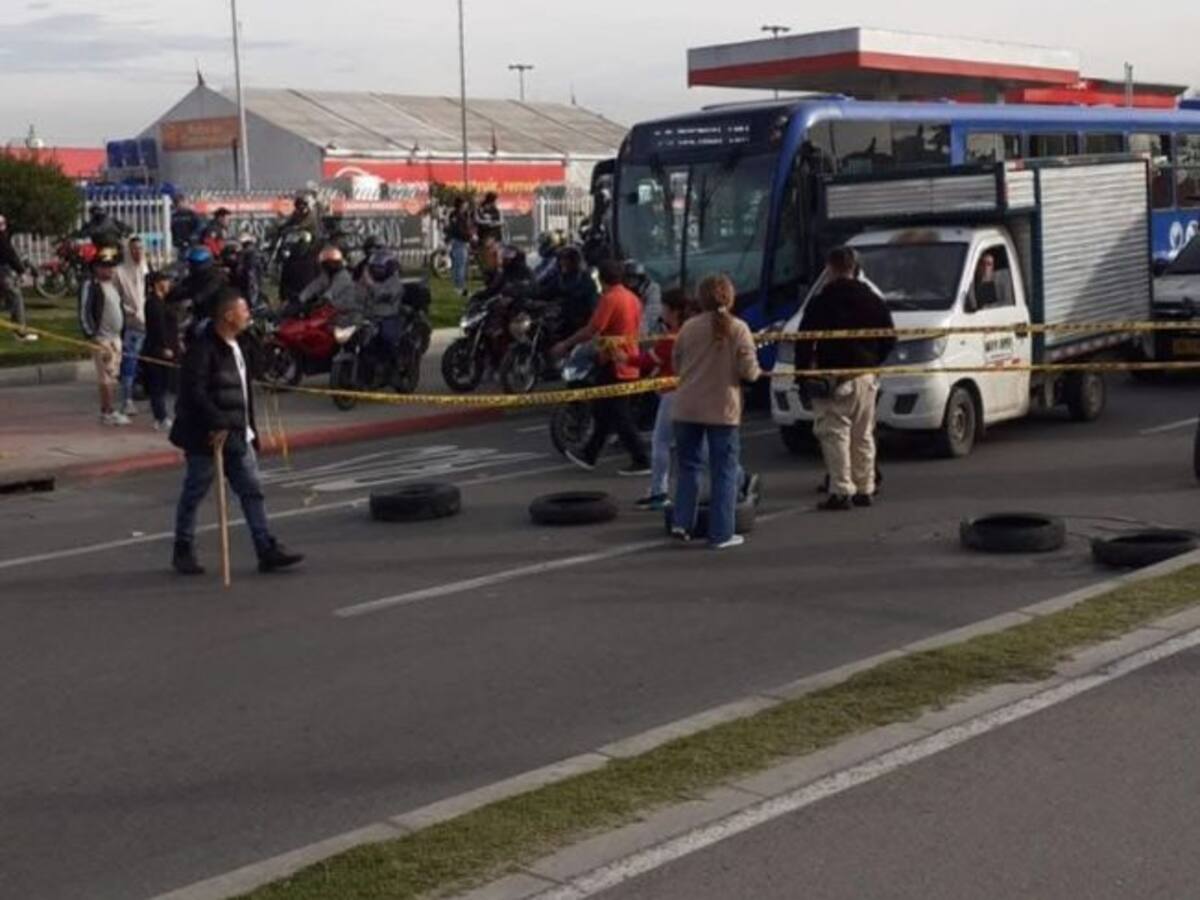 Protestas en Bosa complican la movilidad en Bogotá: más de 14 mil afectados