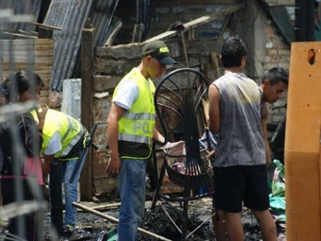 En fotos: En cenizas terminó un barrio de Popayán