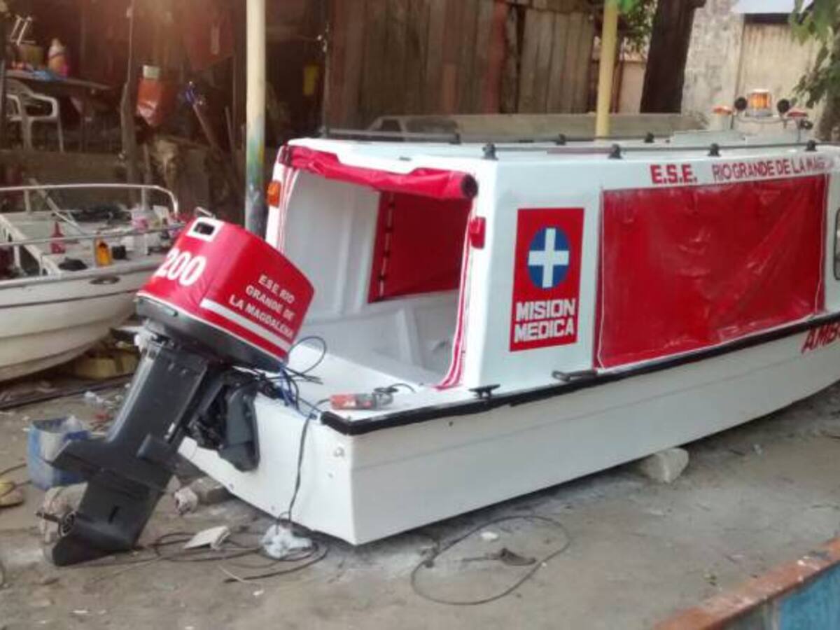 ESE Río Grande de la Magdalena recupera ambulancia fluvial para el Coyongal