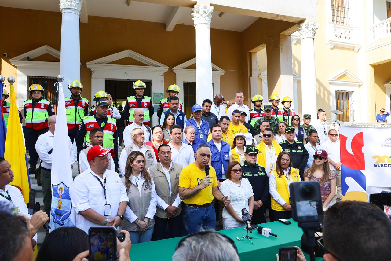 “La institucionalidad está volcada a garantizar la democracia”: alcalde de Santa Marta/ Alcaldía de Santa Marta.
