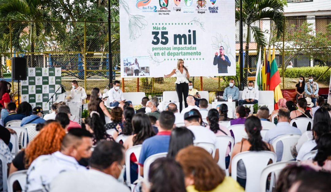 Lanzamiento del proyecto Manos Amigas en el barrio Pedregal de Ibagué