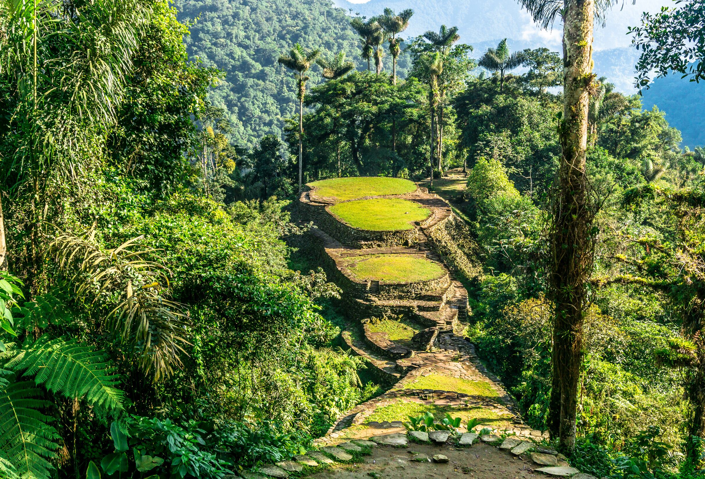 La 'Ciudad Perdida'; Santa Marta, Colombia. (Foto: Getty Images)